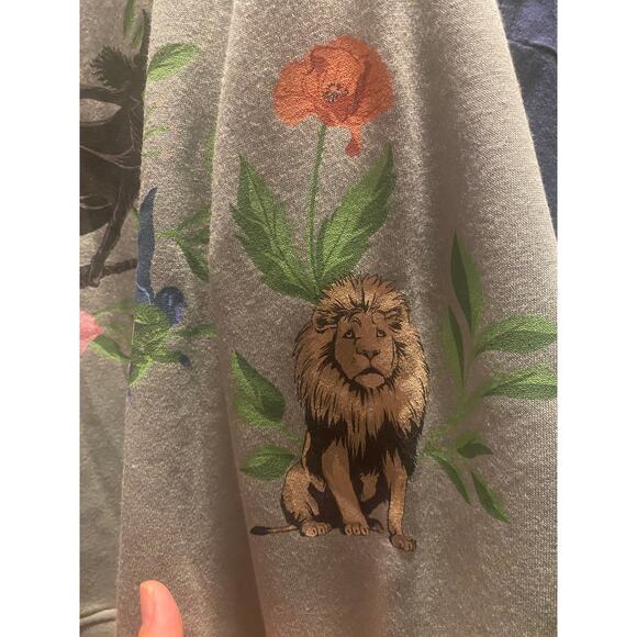 Women's Wicked Fleece Graphic Pullover Sweatshirt - Sage Green - S - Picture 3 of 4